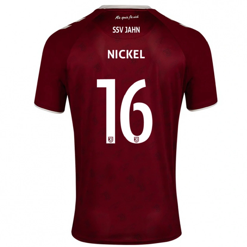Danxen Men Marlon Nickel #16 Burgundy White Away Jersey 2025/26 T-Shirt