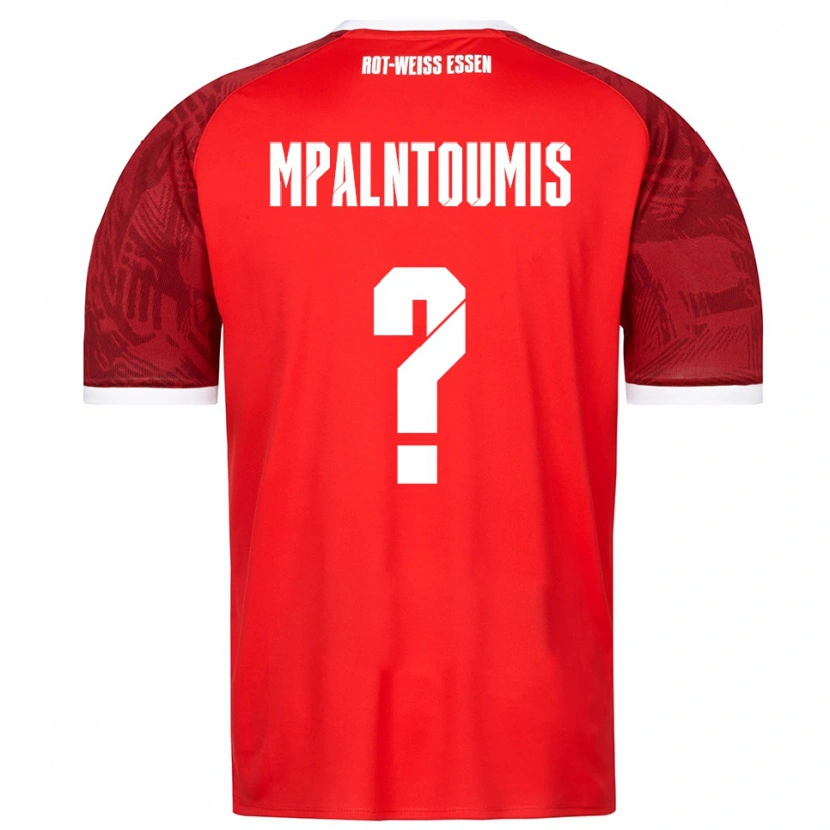 Danxen Men Ilias Mpalntoumis #0 Red Burgundy White Away Jersey 2025/26 T-Shirt