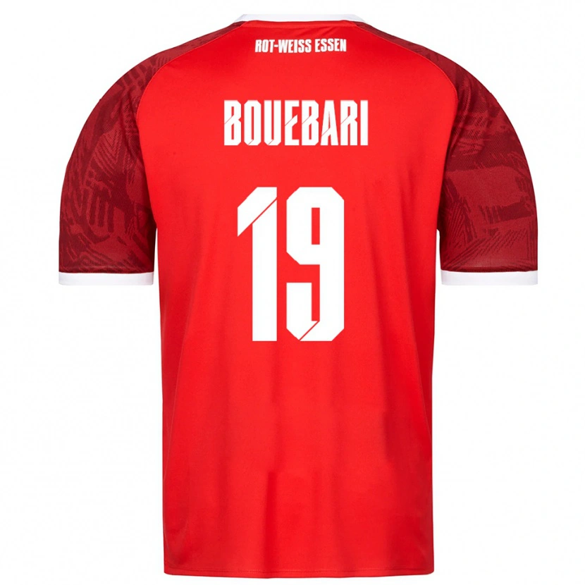Danxen Men Franci Bouebari #19 Red Burgundy White Away Jersey 2025/26 T-Shirt