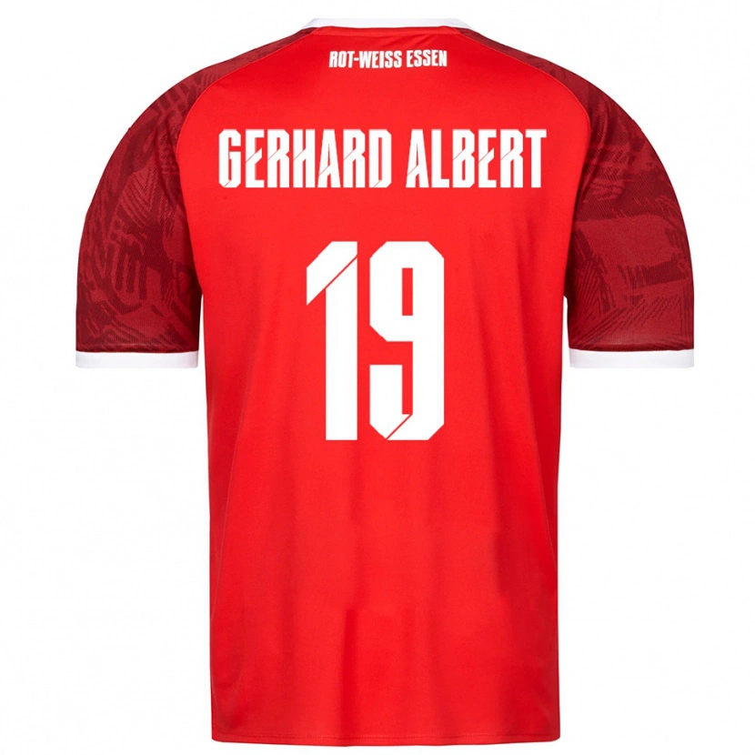 Danxen Men Naufal Driss Gerhard Albert #19 Red Burgundy White Away Jersey 2025/26 T-Shirt