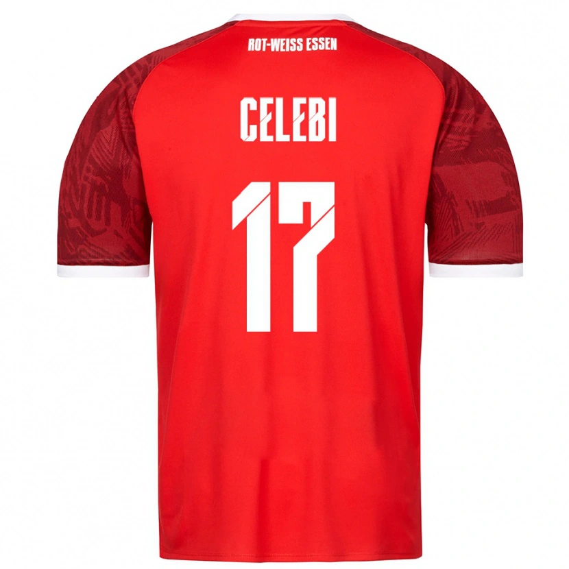 Danxen Men Ekin Celebi #17 Red Burgundy White Away Jersey 2025/26 T-Shirt