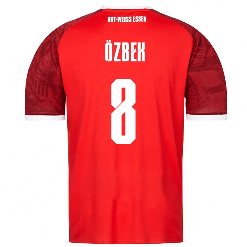 Danxen Men Boran Özbek #8 Red Burgundy White Away Jersey 2025/26 T-Shirt