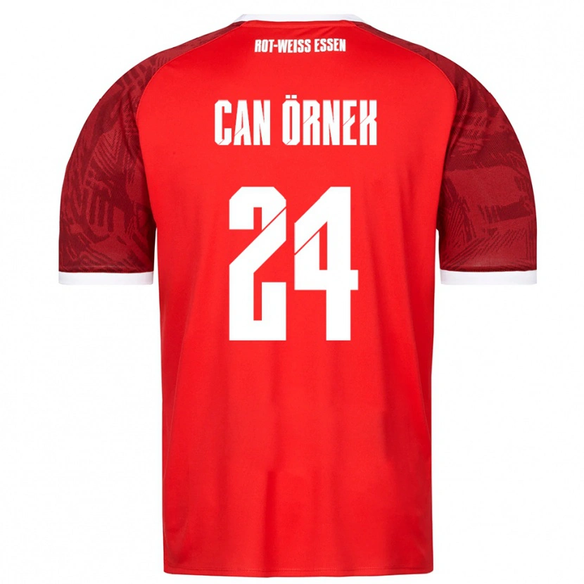 Danxen Men Eray Can Örnek #24 Red Burgundy White Away Jersey 2025/26 T-Shirt