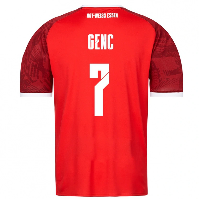 Danxen Men Mert Genc #7 Red Burgundy White Away Jersey 2025/26 T-Shirt