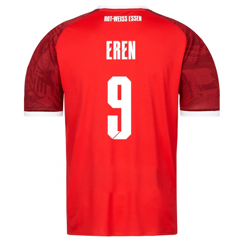 Danxen Men Baran Eren #9 Red Burgundy White Away Jersey 2025/26 T-Shirt