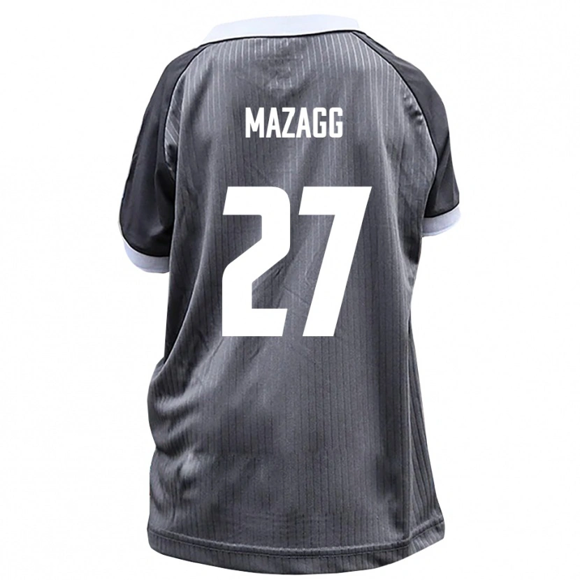 Danxen Men Lukas Mazagg #27 Gray White Away Jersey 2025/26 T-Shirt