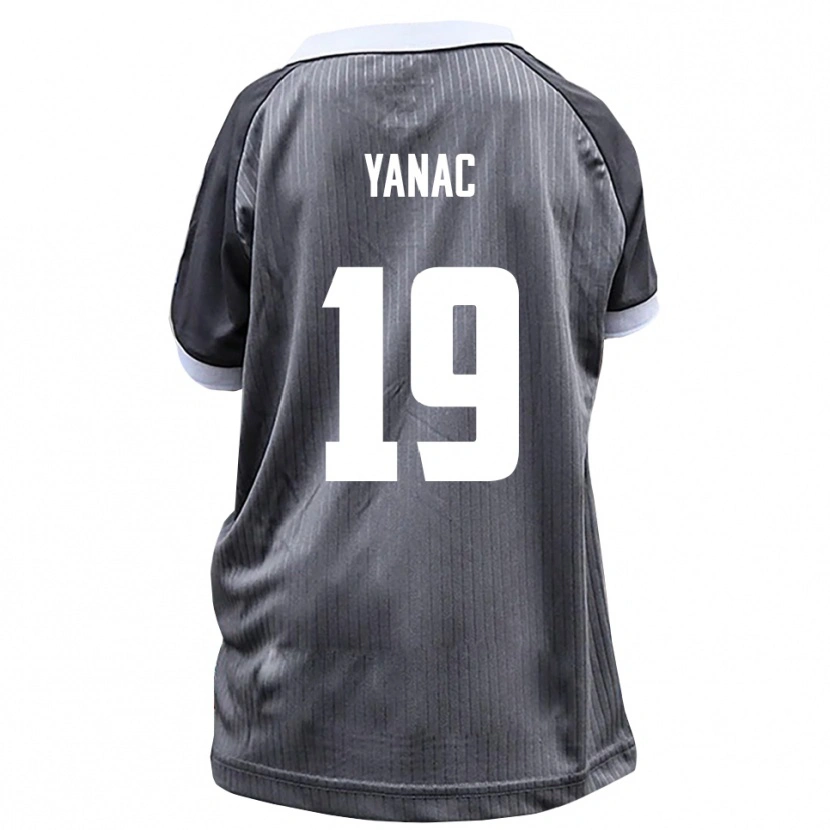 Danxen Men Kaan Yanac #19 Gray White Away Jersey 2025/26 T-Shirt
