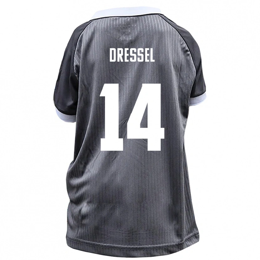 Danxen Men Dennis Dressel #14 Gray White Away Jersey 2025/26 T-Shirt