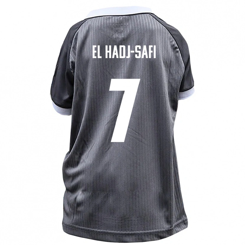 Danxen Men Iljas El Hadj-Safi #7 Gray White Away Jersey 2025/26 T-Shirt