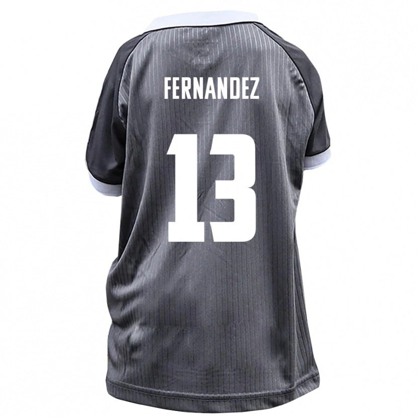 Danxen Men Luis Fernandez #13 Gray White Away Jersey 2025/26 T-Shirt
