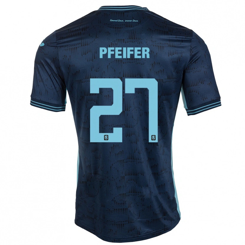 Danxen Men Manuel Pfeifer #27 Royal Blue Away Jersey 2025/26 T-Shirt