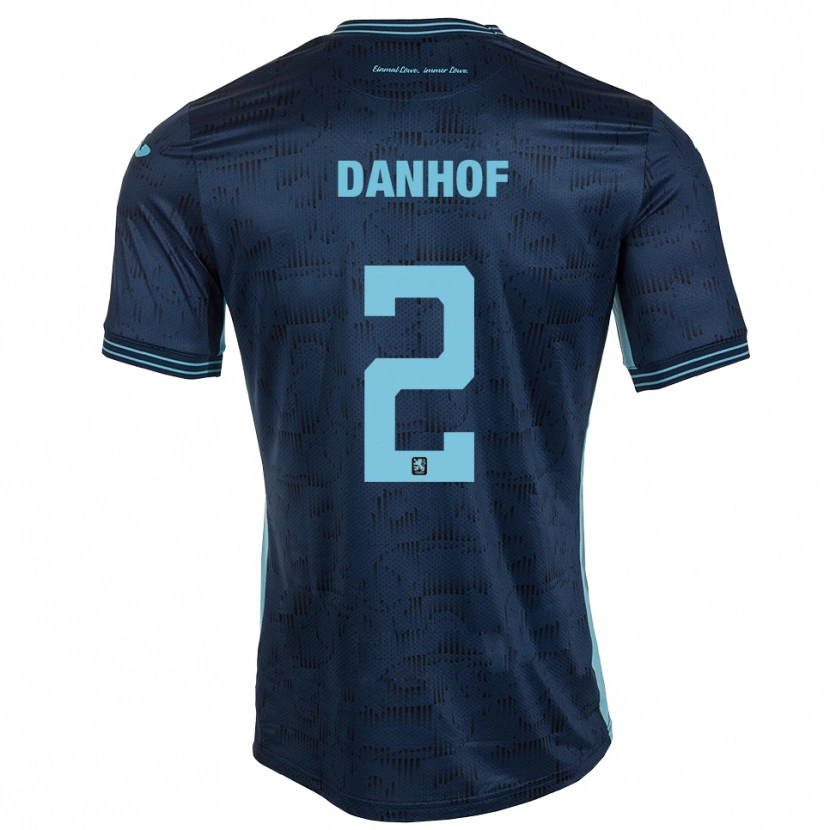 Danxen Men Tim Danhof #2 Royal Blue Away Jersey 2025/26 T-Shirt