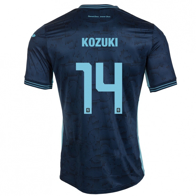 Danxen Men Soichiro Kozuki #14 Royal Blue Away Jersey 2025/26 T-Shirt