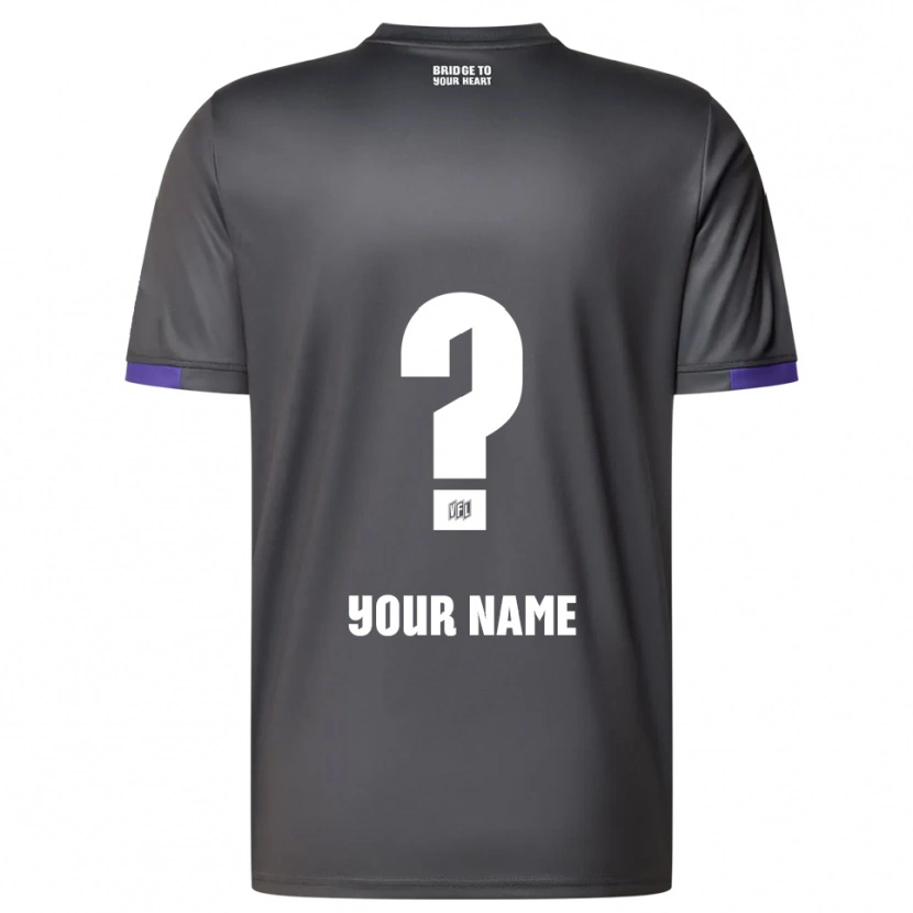 Danxen Men Your Name #0 Gray Purple Away Jersey 2025/26 T-Shirt