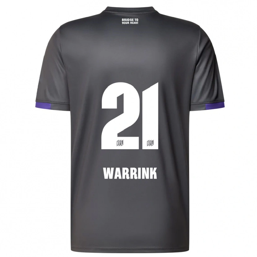 Danxen Men Marko Warrink #21 Gray Purple Away Jersey 2025/26 T-Shirt