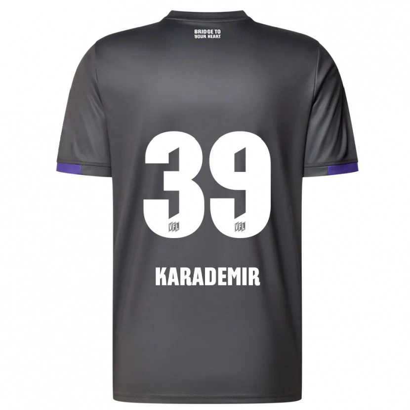 Danxen Men Yiğit Karademir #39 Gray Purple Away Jersey 2025/26 T-Shirt