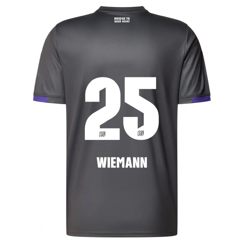 Danxen Men Niklas Wiemann #25 Gray Purple Away Jersey 2025/26 T-Shirt