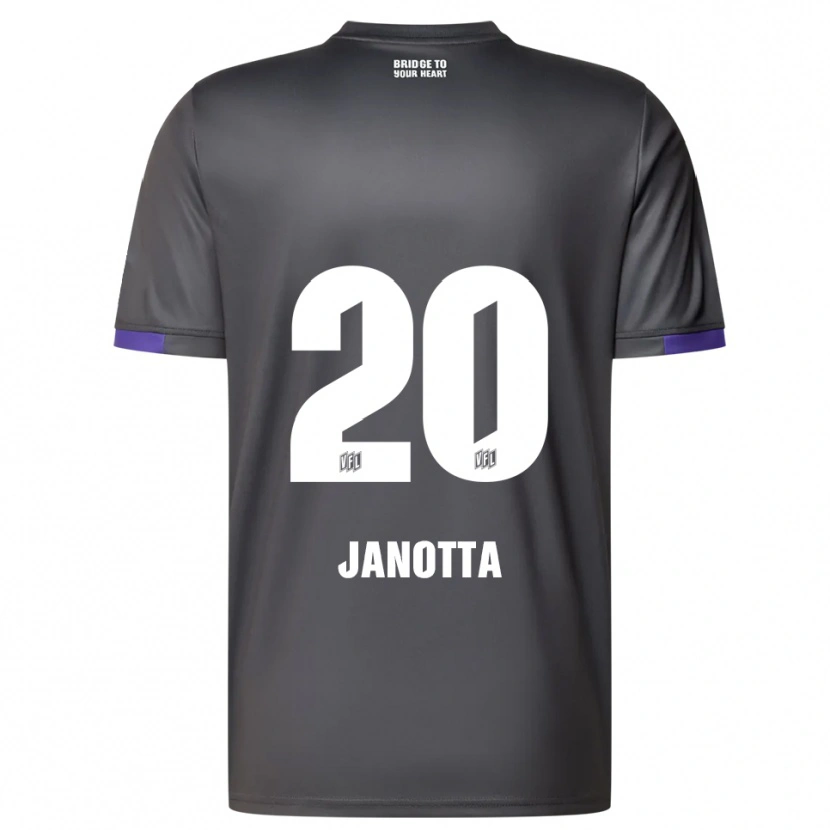 Danxen Men Theo Janotta #20 Gray Purple Away Jersey 2025/26 T-Shirt