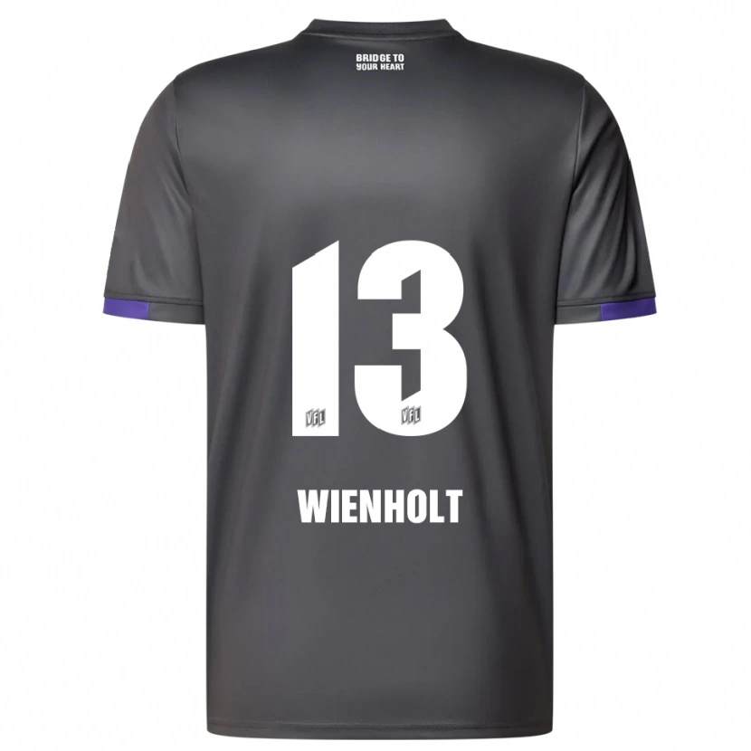 Danxen Men Paul Wienholt #13 Gray Purple Away Jersey 2025/26 T-Shirt