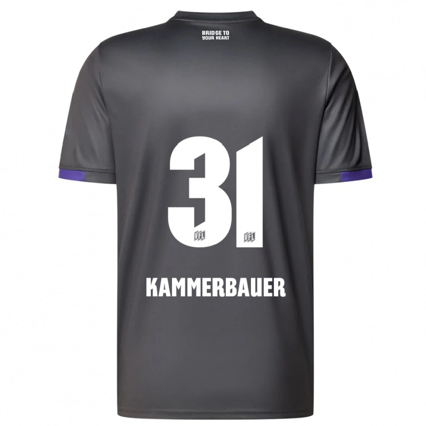Danxen Men Patrick Kammerbauer #31 Gray Purple Away Jersey 2025/26 T-Shirt