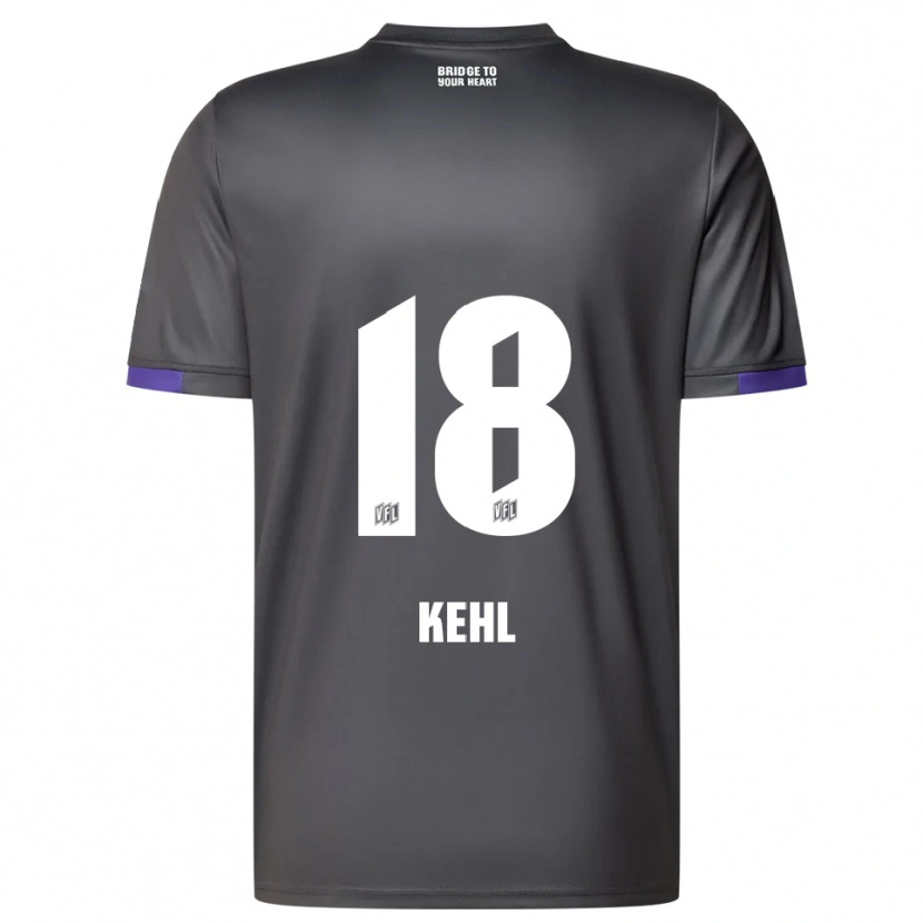 Danxen Men Lars Kehl #18 Gray Purple Away Jersey 2025/26 T-Shirt