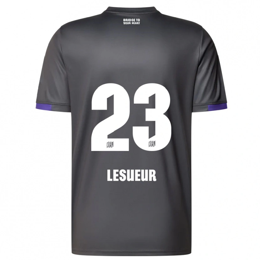 Danxen Men Tony Lesueur #23 Gray Purple Away Jersey 2025/26 T-Shirt