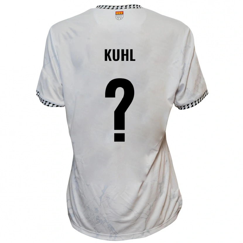 Danxen Men Jasmin Kuhl #0 White Black Away Jersey 2025/26 T-Shirt