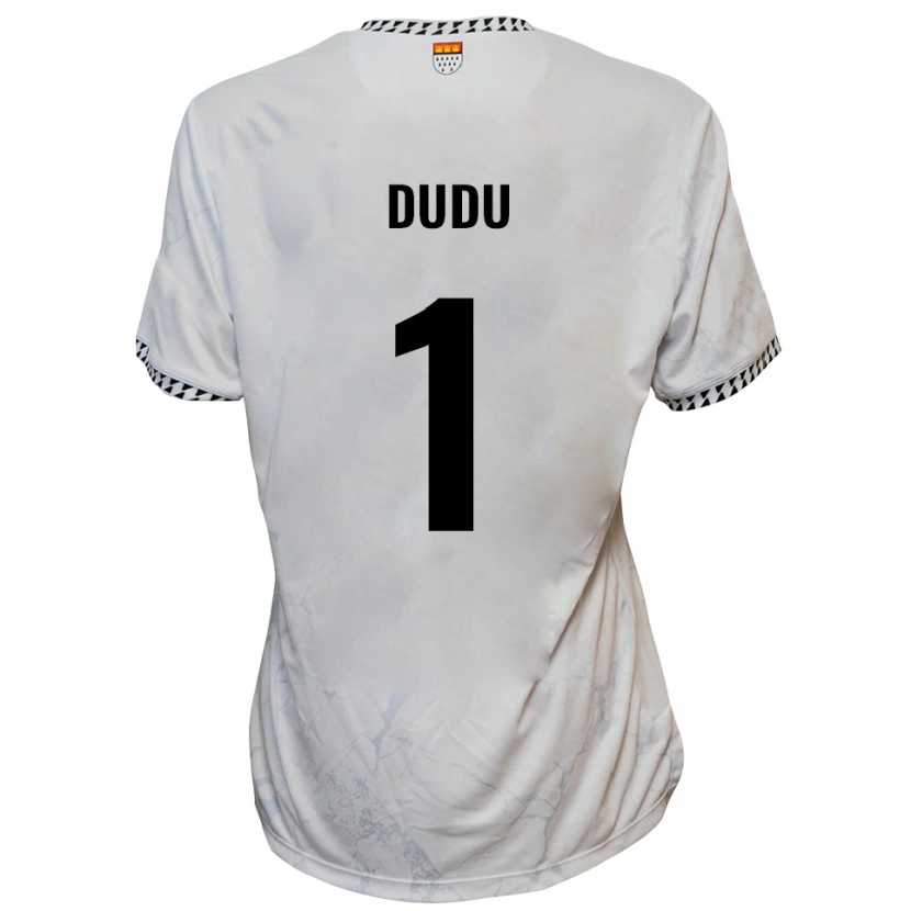 Danxen Men Dudu #1 White Black Away Jersey 2025/26 T-Shirt
