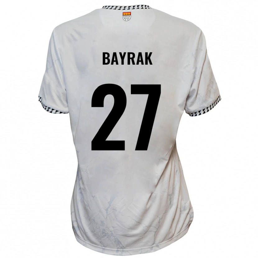Danxen Men Boran Bayrak #27 White Black Away Jersey 2025/26 T-Shirt