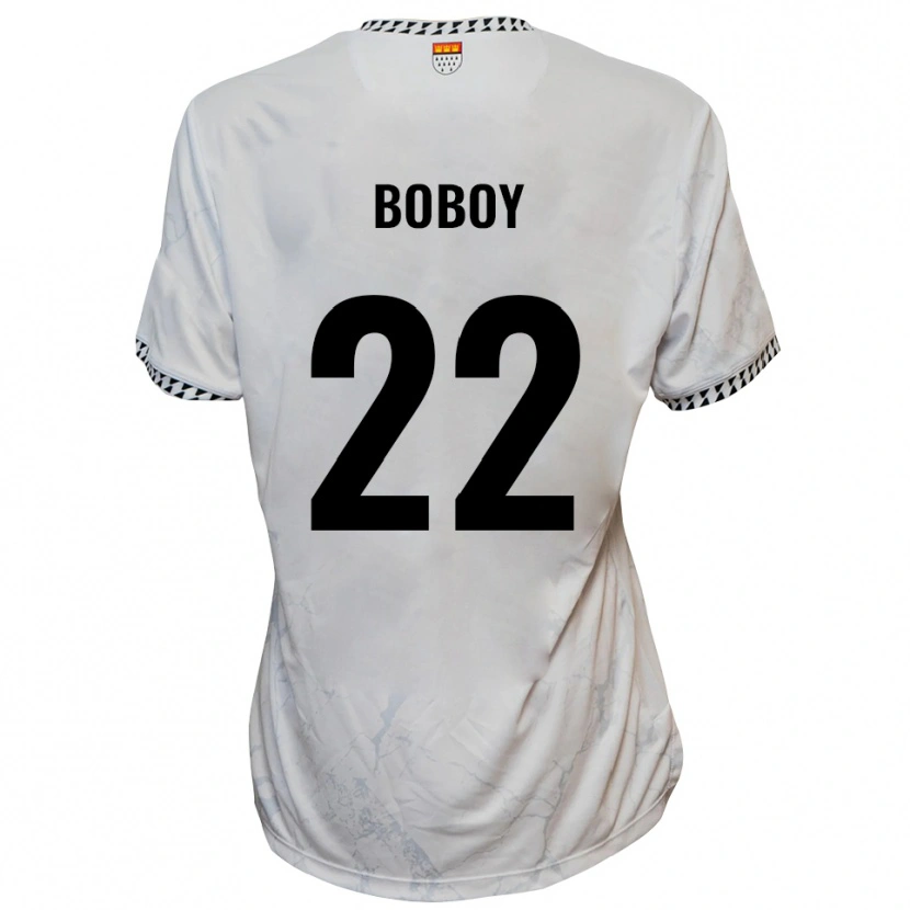 Danxen Men Verthomy Boboy #22 White Black Away Jersey 2025/26 T-Shirt