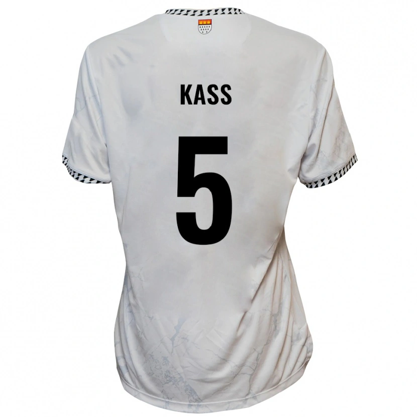 Danxen Men Martin Kass #5 White Black Away Jersey 2025/26 T-Shirt