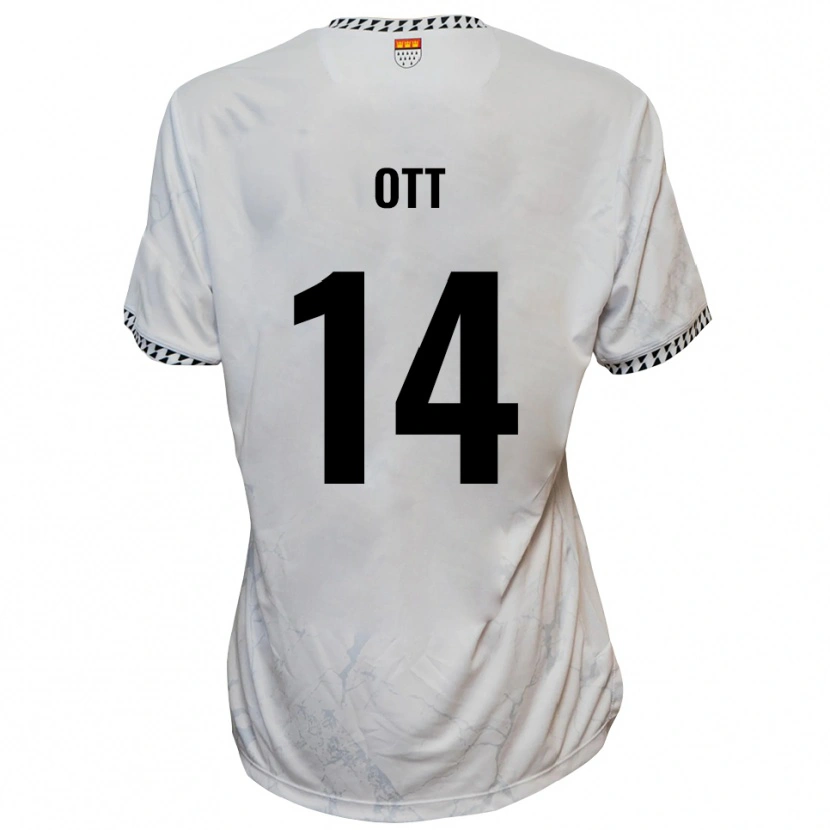 Danxen Men Raphael Ott #14 White Black Away Jersey 2025/26 T-Shirt