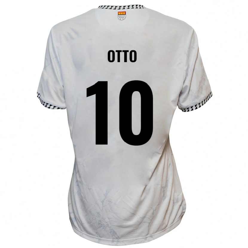 Danxen Men David Otto #10 White Black Away Jersey 2025/26 T-Shirt
