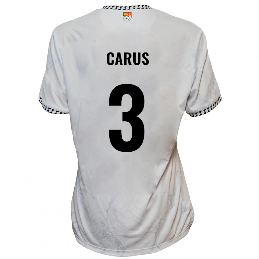 Danxen Men Vincent Carus #3 White Black Away Jersey 2025/26 T-Shirt
