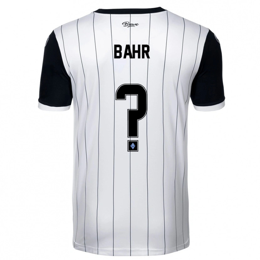 Danxen Men Moritz Bahr #0 White Black Away Jersey 2025/26 T-Shirt