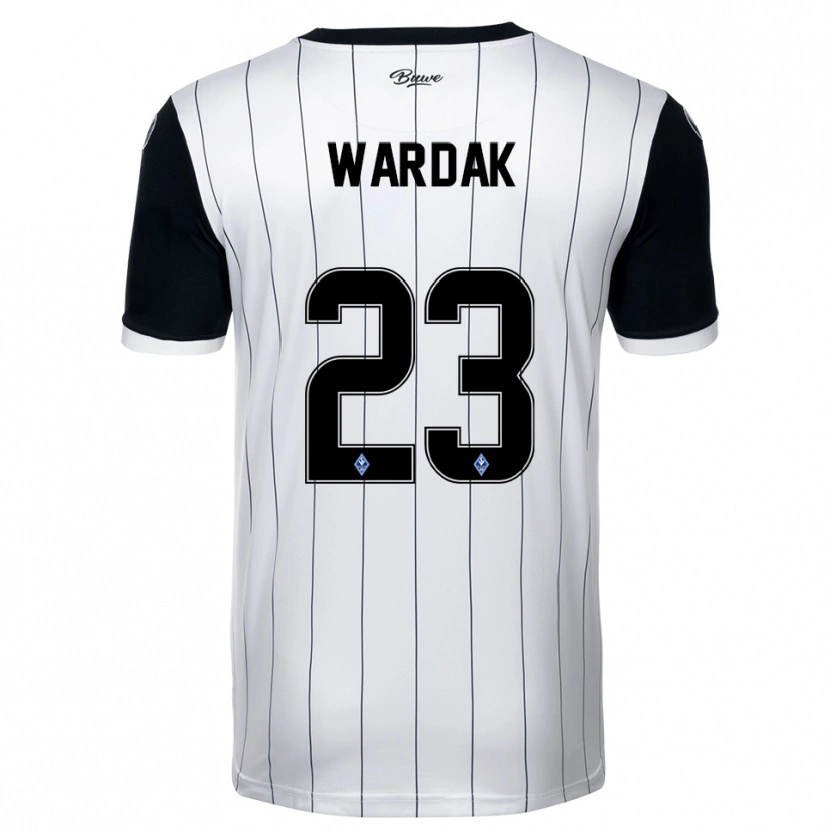 Danxen Men Yusuf Wardak #23 White Black Away Jersey 2025/26 T-Shirt