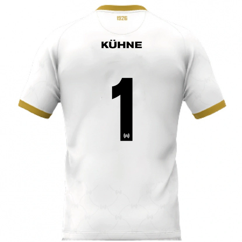 Danxen Men Lars Kühne #1 White Gold Away Jersey 2025/26 T-Shirt