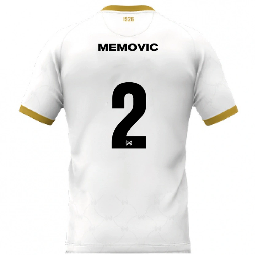 Danxen Men Daris Memovic #2 White Gold Away Jersey 2025/26 T-Shirt