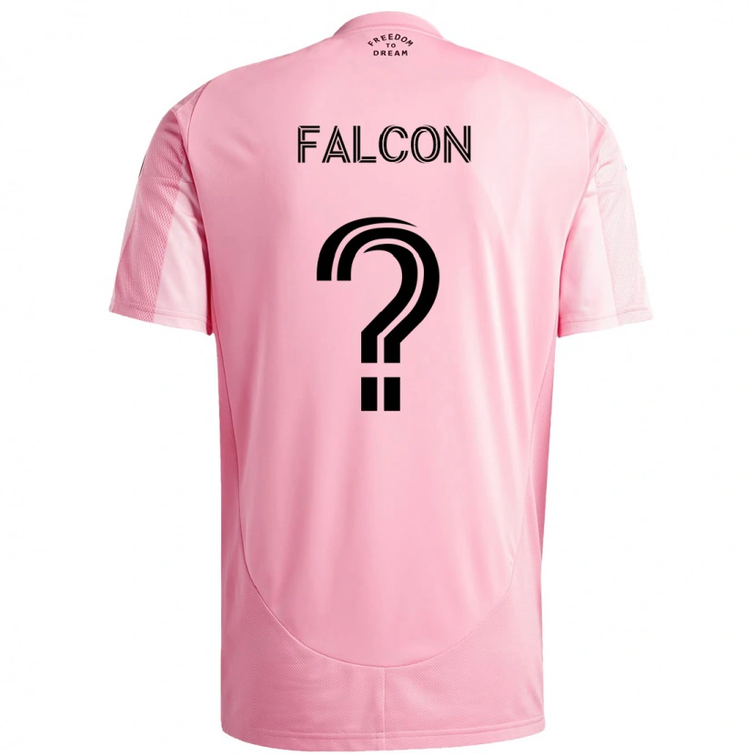 Danxen Kid Maximiliano Falcón #0 Pink Black Home Jersey 2025/26 T-Shirt