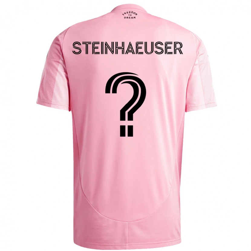 Danxen Kid Marcus Steinhaeuser #0 Pink Black Home Jersey 2025/26 T-Shirt