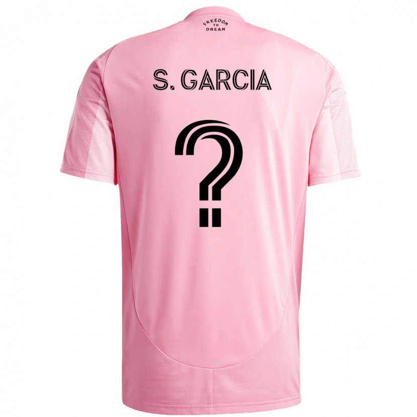 Danxen Kid Santiago Garcia #0 Pink Black Home Jersey 2025/26 T-Shirt