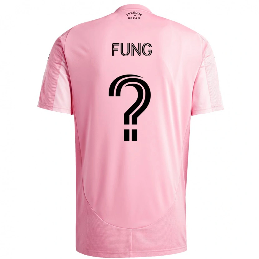 Danxen Kid Victor Fung #0 Pink Black Home Jersey 2025/26 T-Shirt