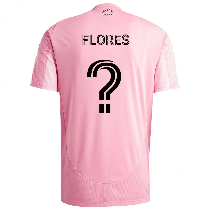 Danxen Kid Alejandro Flores #0 Pink Black Home Jersey 2025/26 T-Shirt