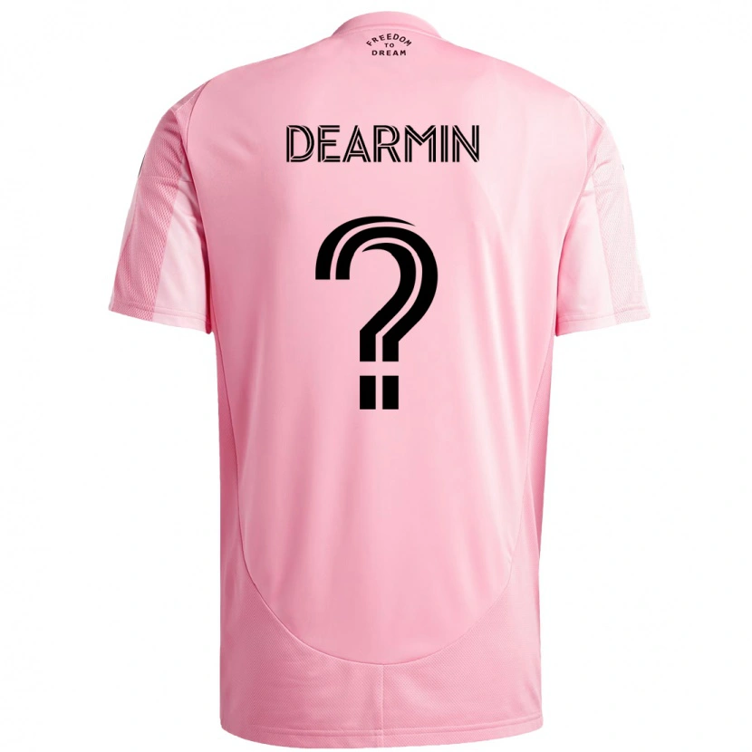 Danxen Kid Nash Dearmin #0 Pink Black Home Jersey 2025/26 T-Shirt