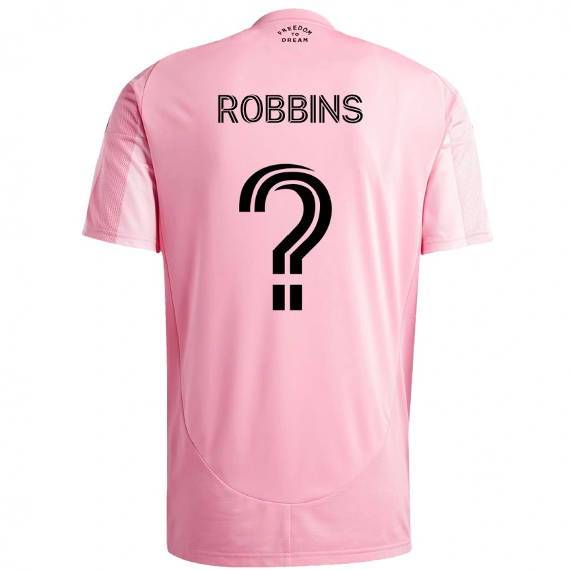 Danxen Kid Lukas Robbins #0 Pink Black Home Jersey 2025/26 T-Shirt