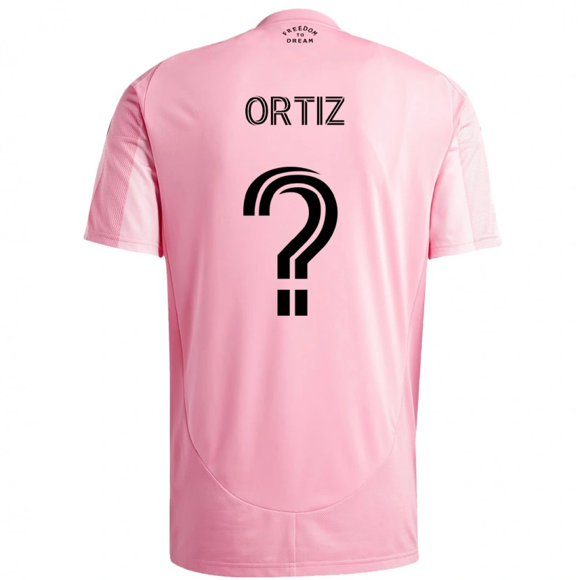 Danxen Kid Cristian Ortiz #0 Pink Black Home Jersey 2025/26 T-Shirt