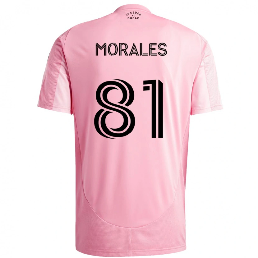 Danxen Kid Santiago Morales #81 Pink Black Home Jersey 2025/26 T-Shirt
