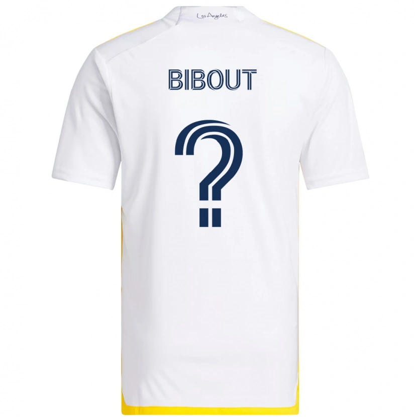 Danxen Kid Aaron Bibout #0 White Yellow Home Jersey 2025/26 T-Shirt