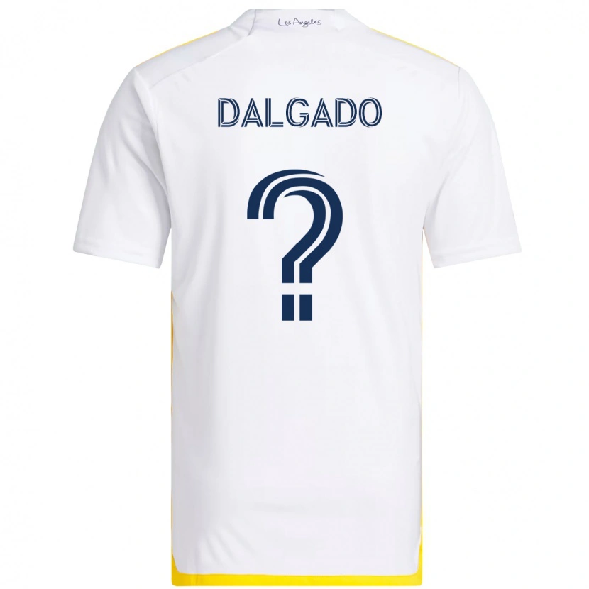 Danxen Kid Riley Dalgado #0 White Yellow Home Jersey 2025/26 T-Shirt