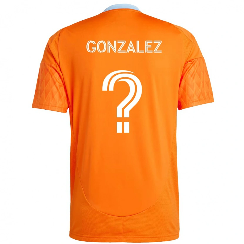 Danxen Kid Axel Gonzalez #0 Orange White Home Jersey 2025/26 T-Shirt